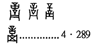 字形總表